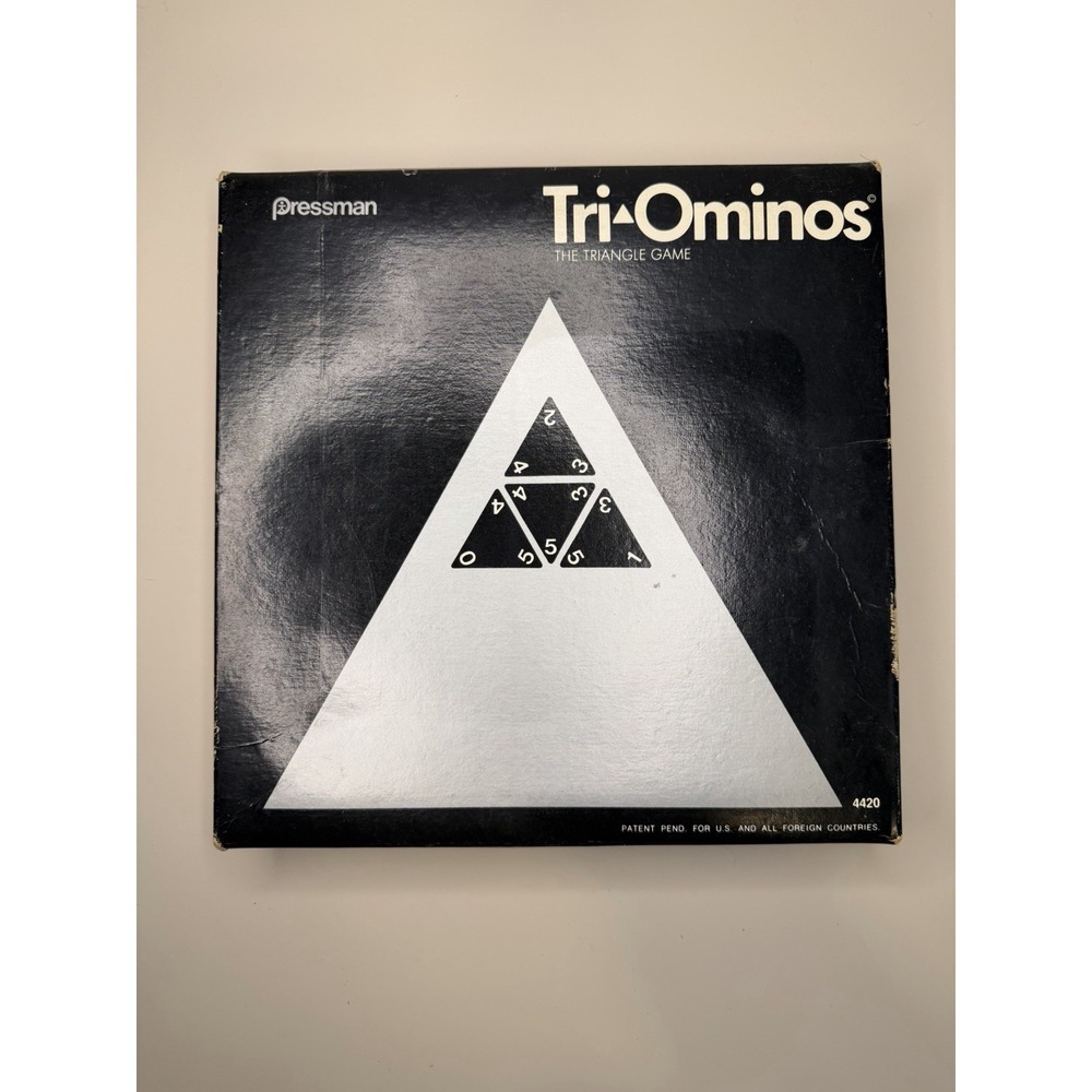 Tri-Ominos Vintage Game by Pressman (1968)